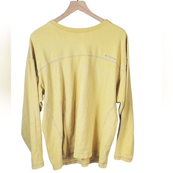 Columbia Mustard Lightweight Sweatshirt - Picture 1 of 6